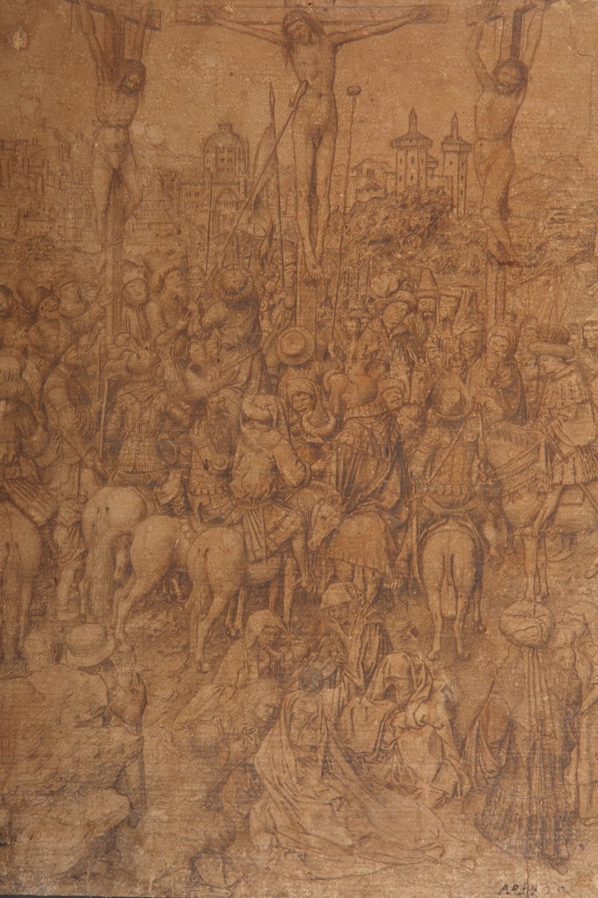 基督被钉十字架 作者 Jan van Eyck的工作坊