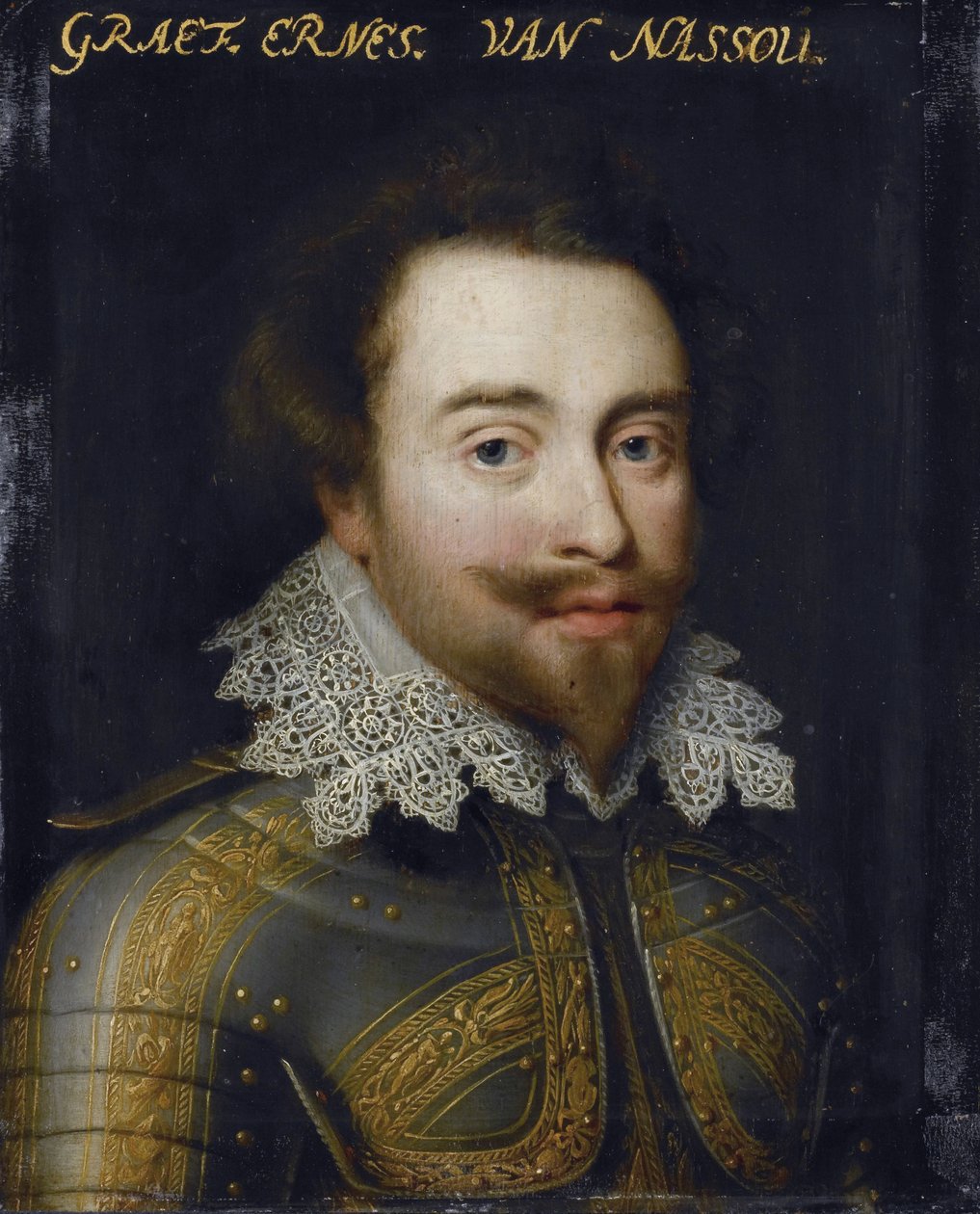 Johan Ernst I（1582-1617）的肖像，拿骚胜利的计数 作者 扬·安托尼斯（Jan Anthonisz）。范拉维斯汀