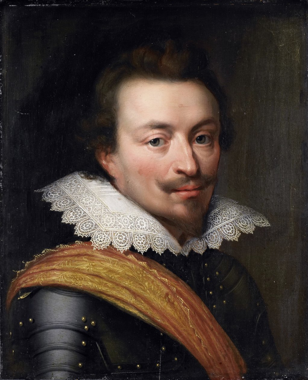 约翰八世（1583-1638）的肖像，拿骚的胜利 作者 扬·安托尼斯（Jan Anthonisz）。范拉维斯汀