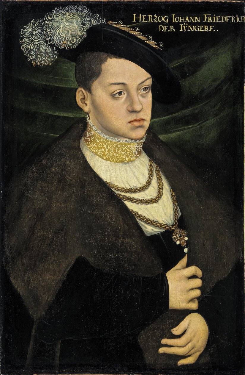 萨克森 - 科堡公爵约翰恩斯特 作者 卢卡斯·克拉纳赫（Lucas Cranach）讲习班