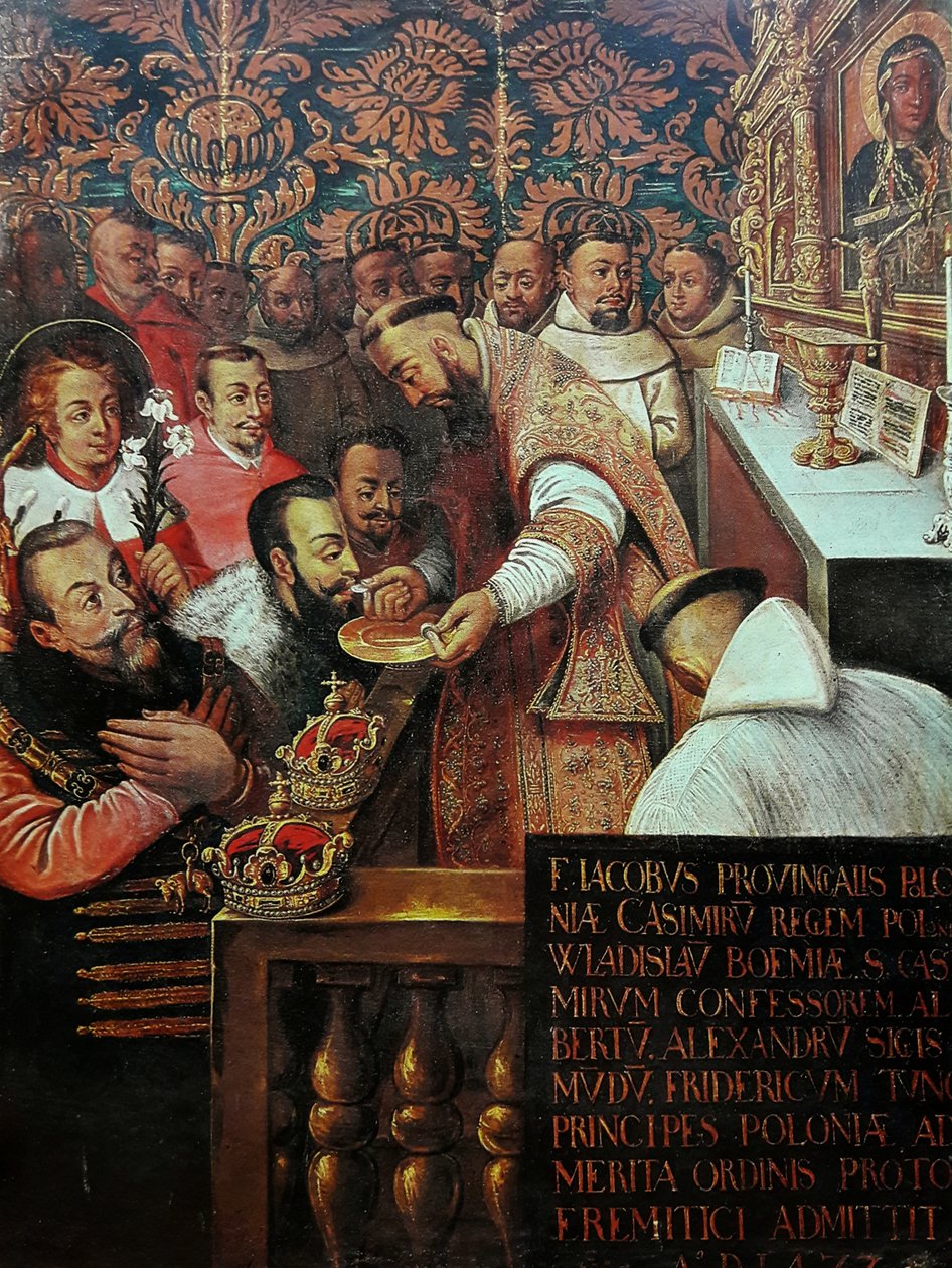 1477年JasnaGóra的Jagiellons圣餐（Casimir IV Jagiellon和他的儿子们入住了JasnaGóraConchaternity） 作者 Tommaso Dolabella讲习班