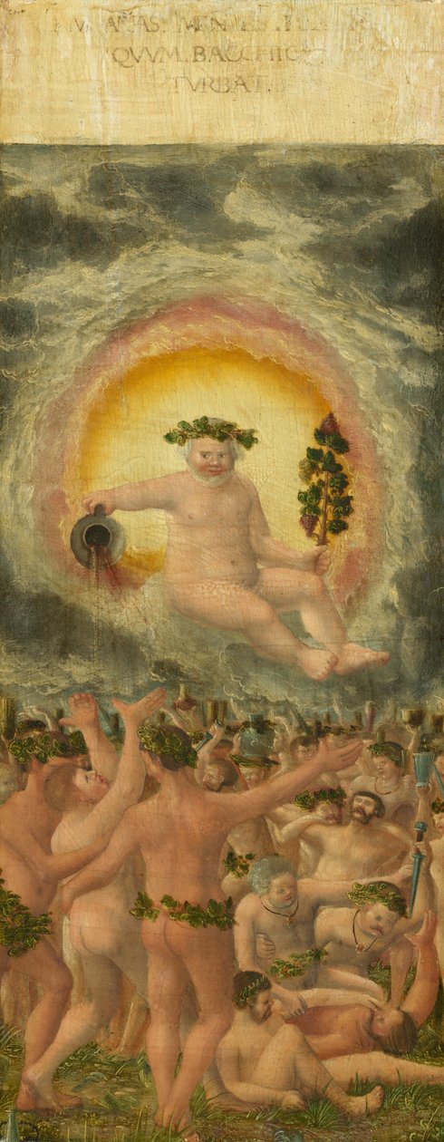 巴克斯的规则[左图]，约1535年。 作者 Albrecht Altdorfer 的工作室