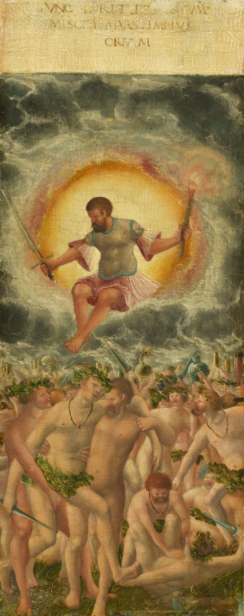 火星的规则[右图]，约1535年。 作者 Albrecht Altdorfer 的工作室