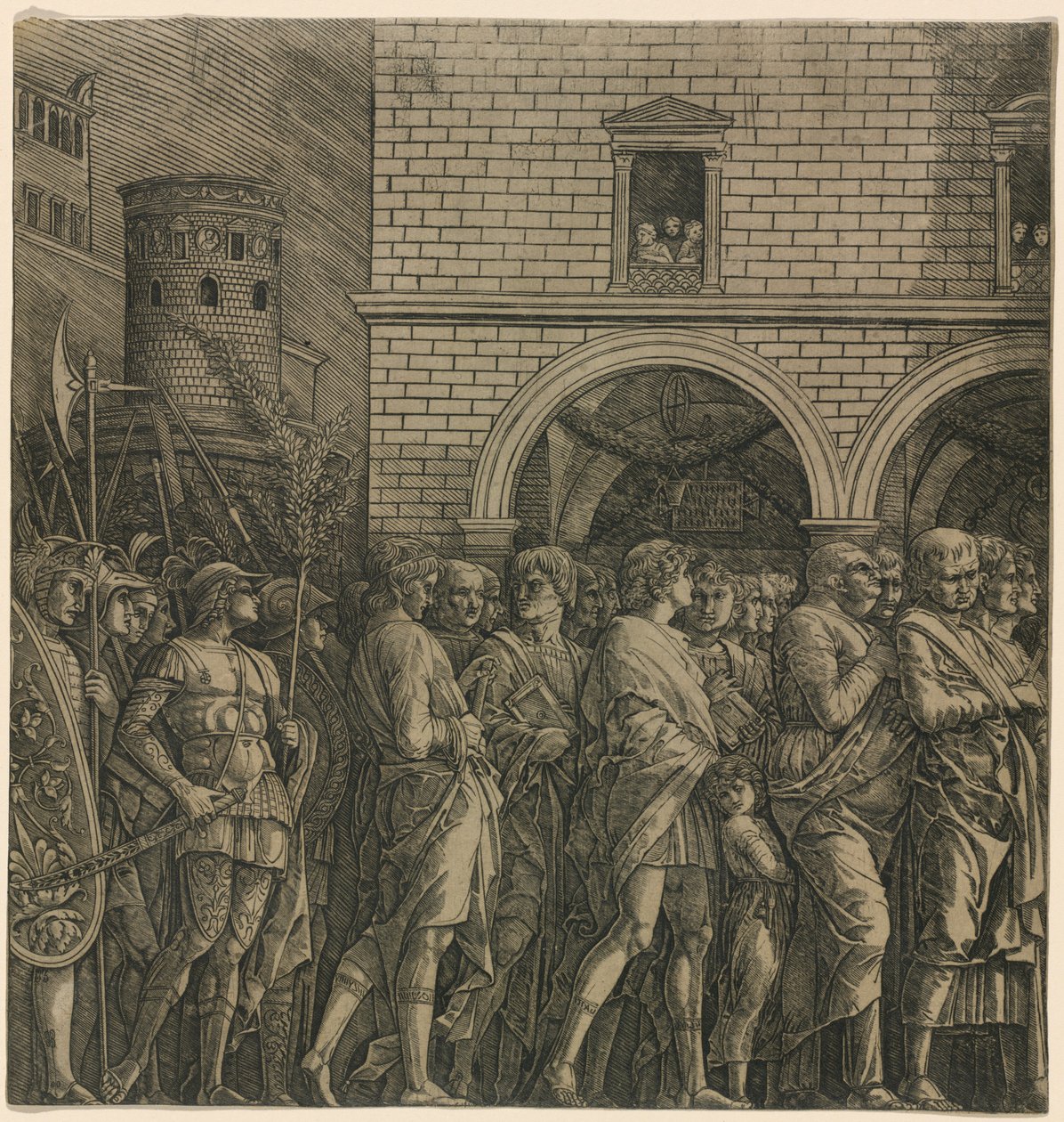 凯撒的胜利元老院 作者 Andrea Mantegna 工作室