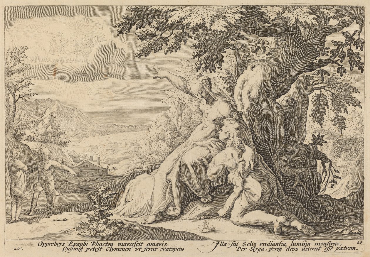 克利米尼催促辉腾寻找赫利俄斯 作者 Hendrick Goltzius 工作室，Hendrick Goltzius 之后