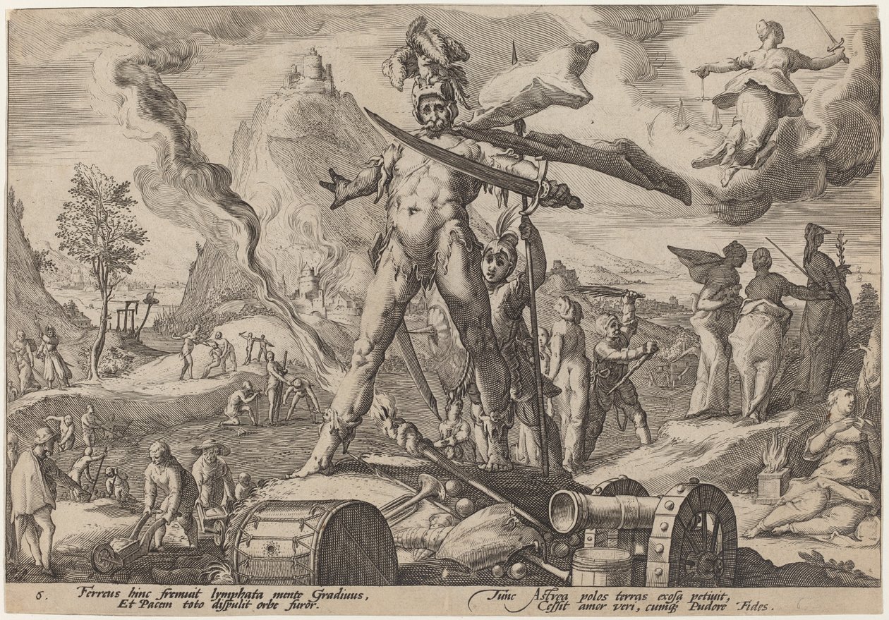 铁器时代 作者 Hendrick Goltzius 工作室，Hendrick Goltzius 之后