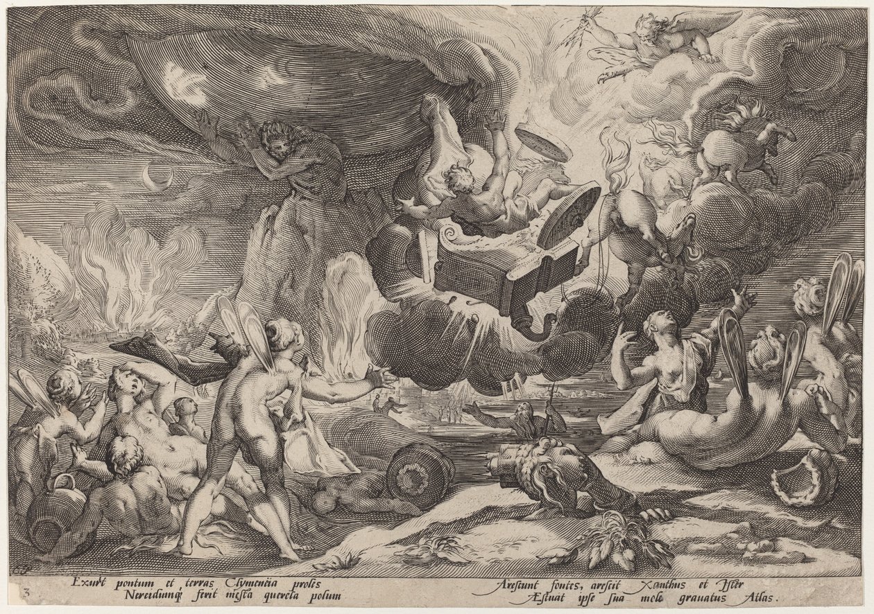 辉腾的陨落 作者 Hendrick Goltzius 工作室，Hendrick Goltzius 之后