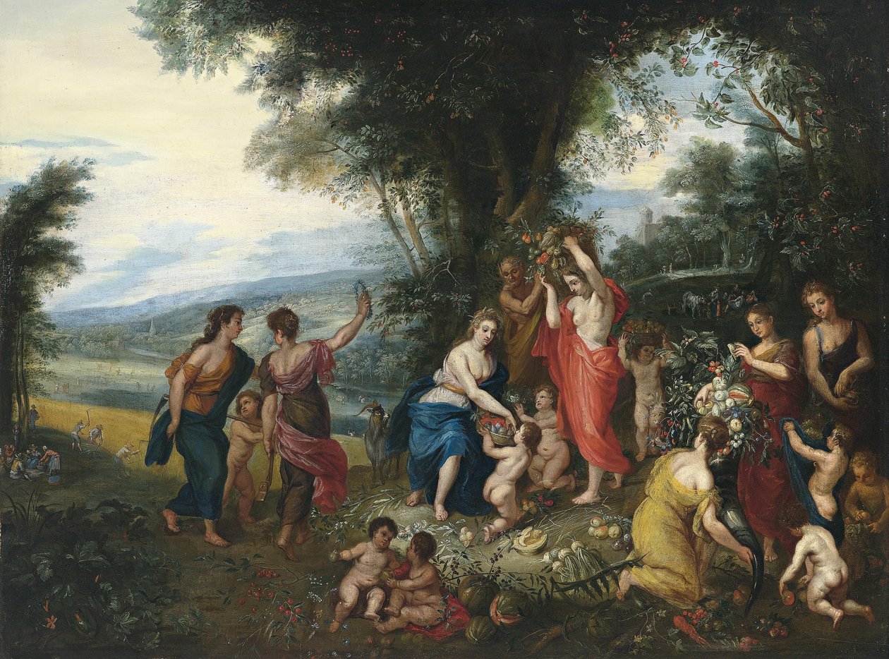 夏天的寓言 作者 扬·布鲁格赫尔（Jan Brueghel）