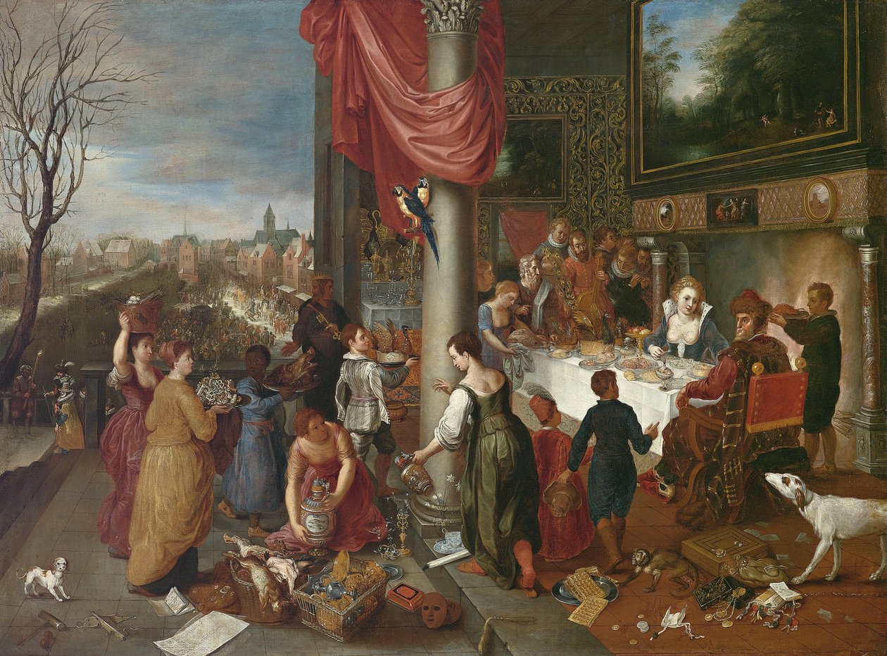 冬天的寓言 作者 扬·布鲁格赫尔（Jan Brueghel）