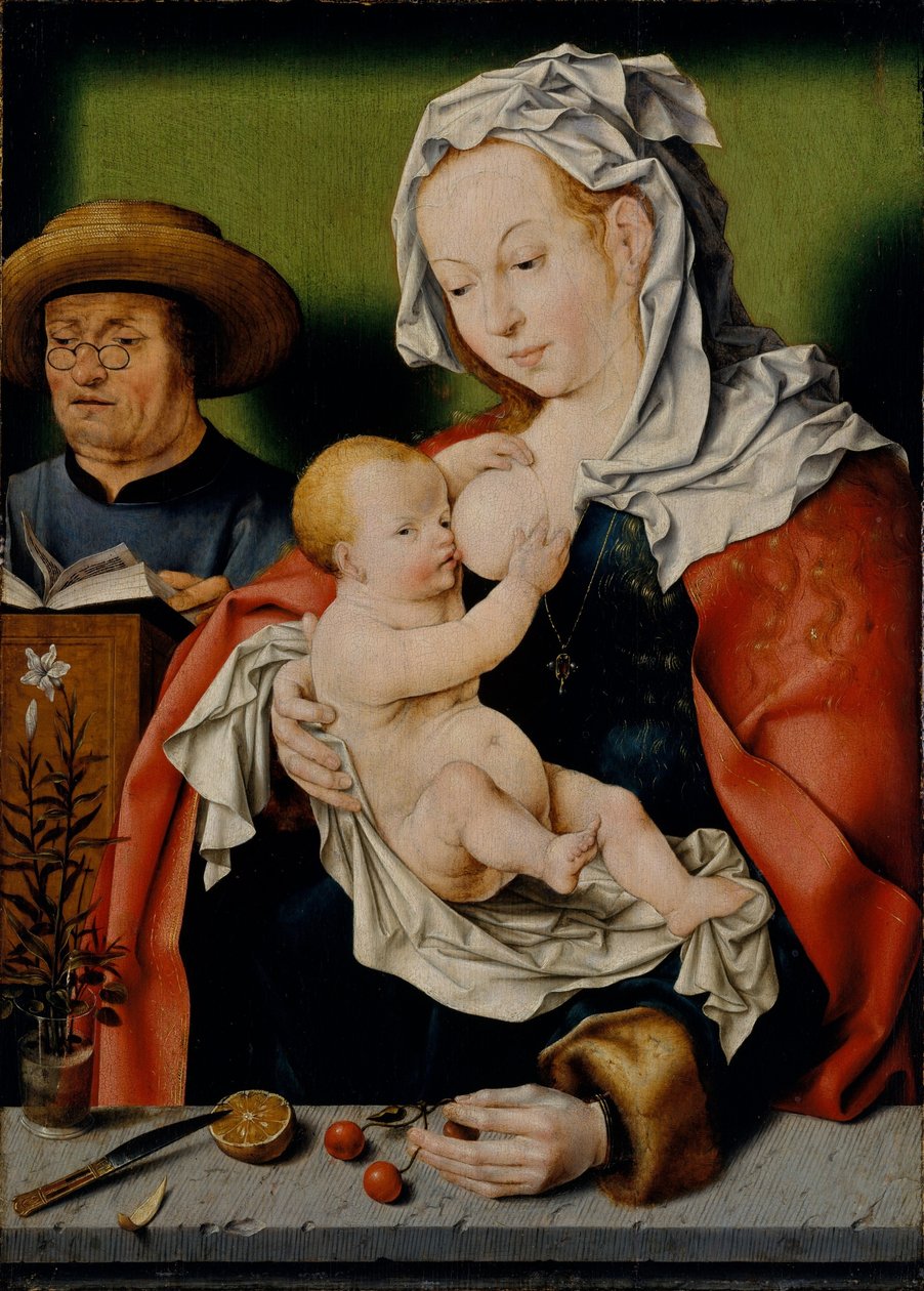 神圣家族 作者 Joos van Cleve 的工作室