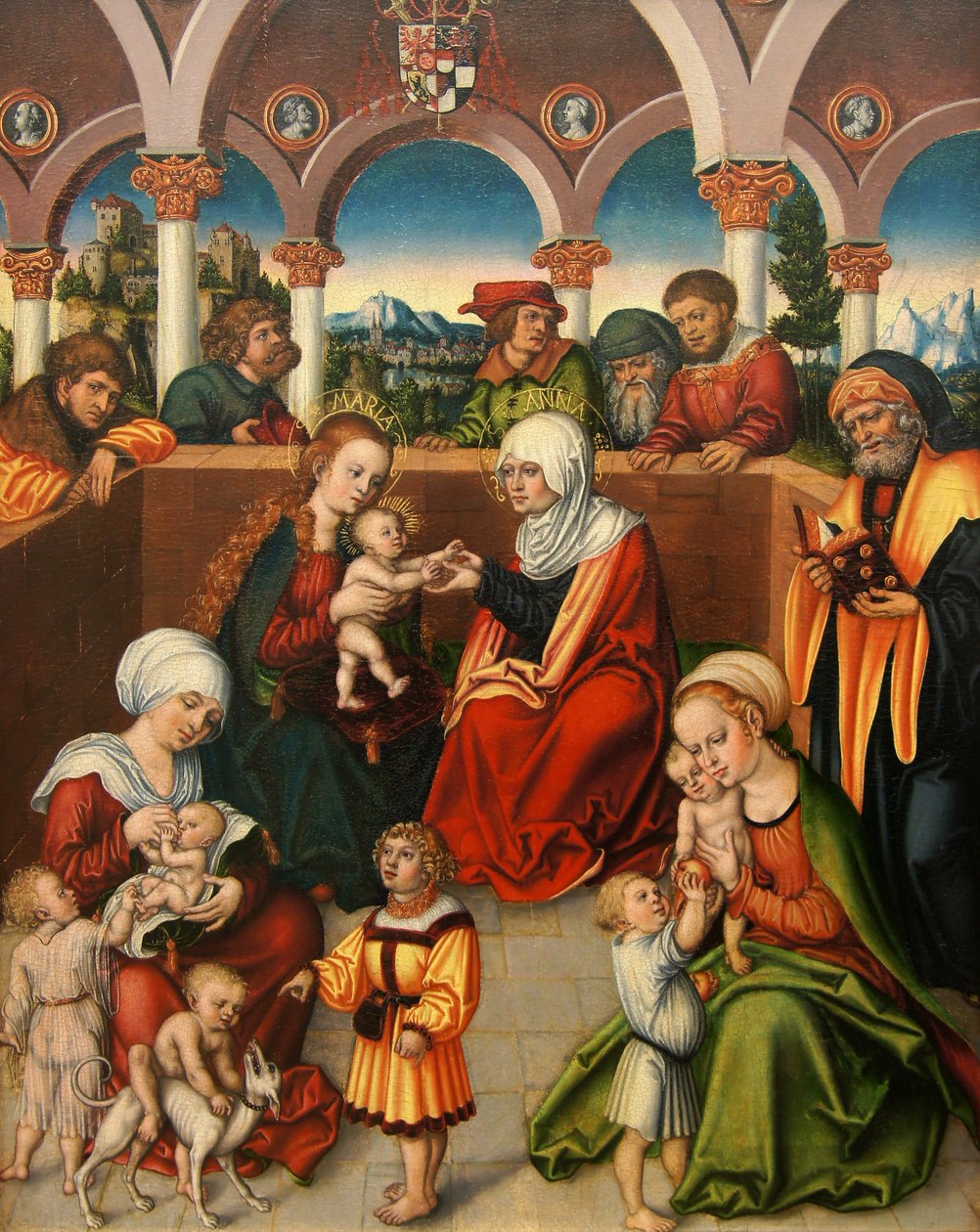 德语：Heilige Sippe 神圣的亲情 作者 卢卡斯·克拉纳赫（Lucas Cranach）讲习班