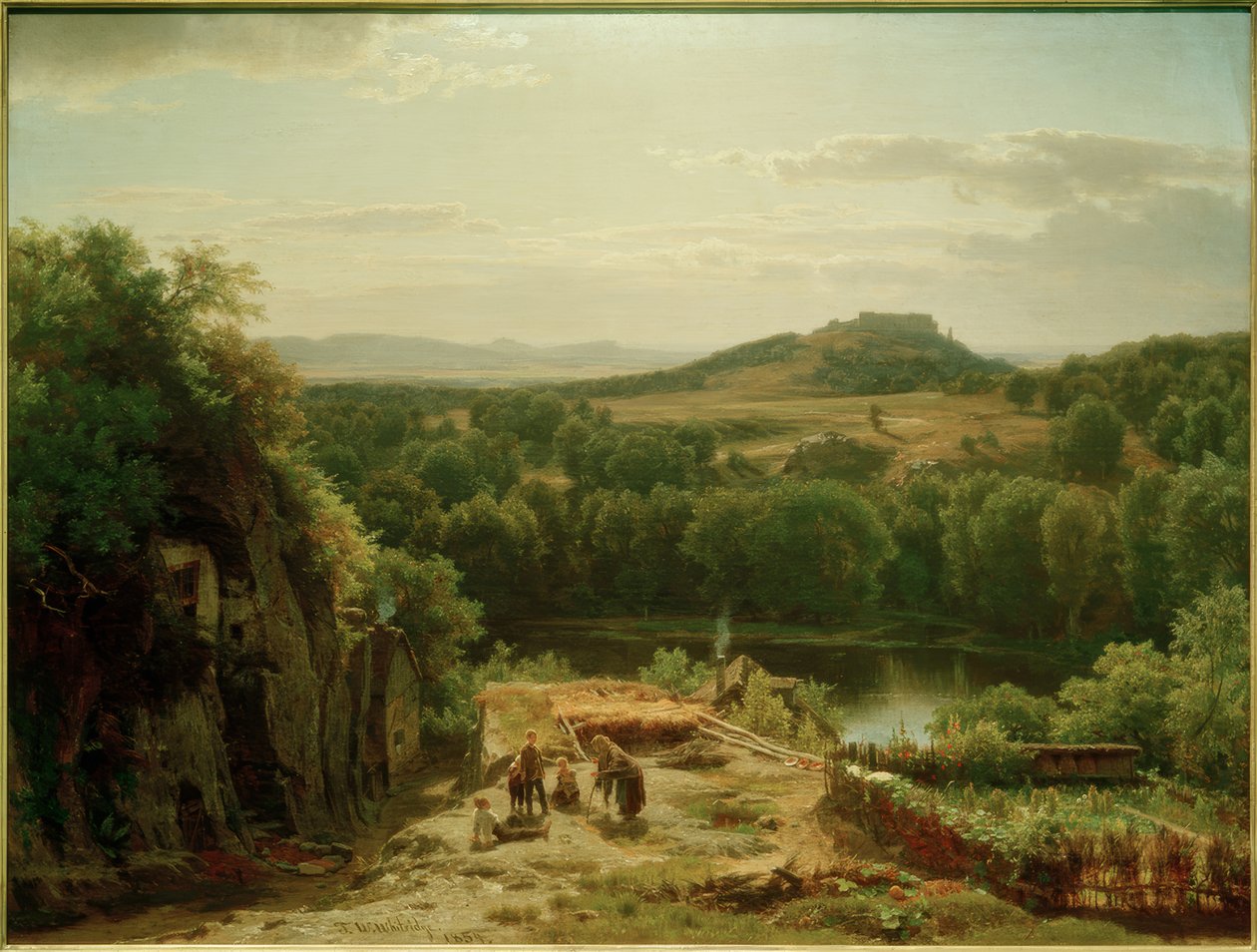 W.Whittredge，哈茨的风景 作者 沃辛顿·惠特里奇