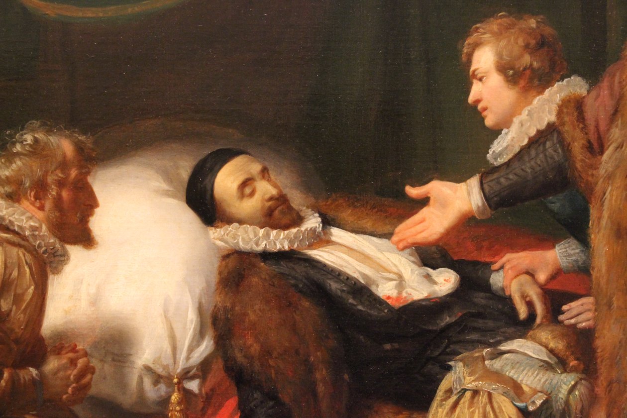 Willem van Oranje临终前 作者 Woutherus Mol