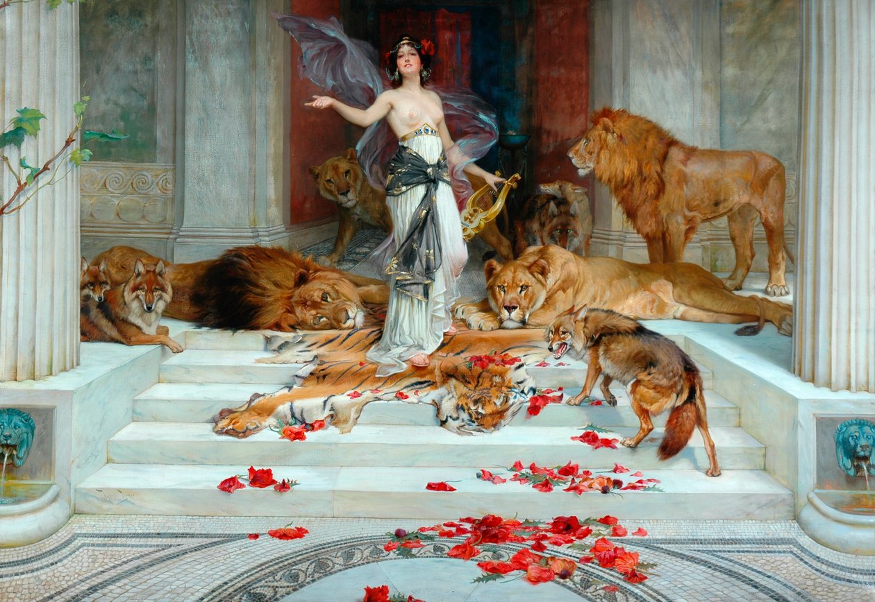 Circe，c.1889 作者 赖特·巴克