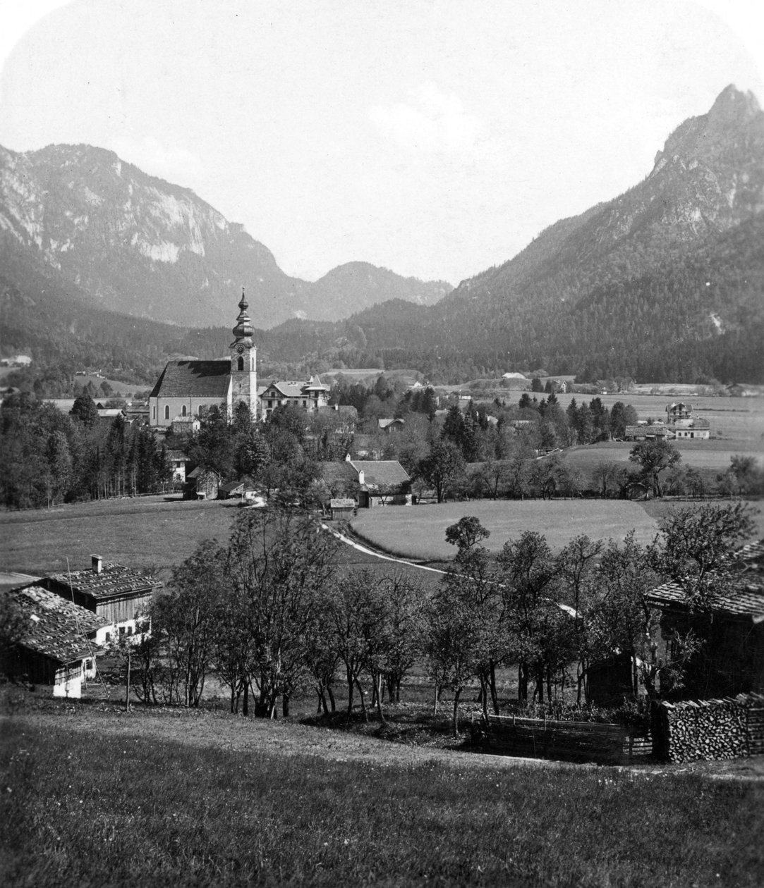 巴特·赖兴哈尔（Bad Reichenhall）和格罗斯曼（Grossgmain），德国和奥地利，1900年代左右。 作者 沃思和儿子