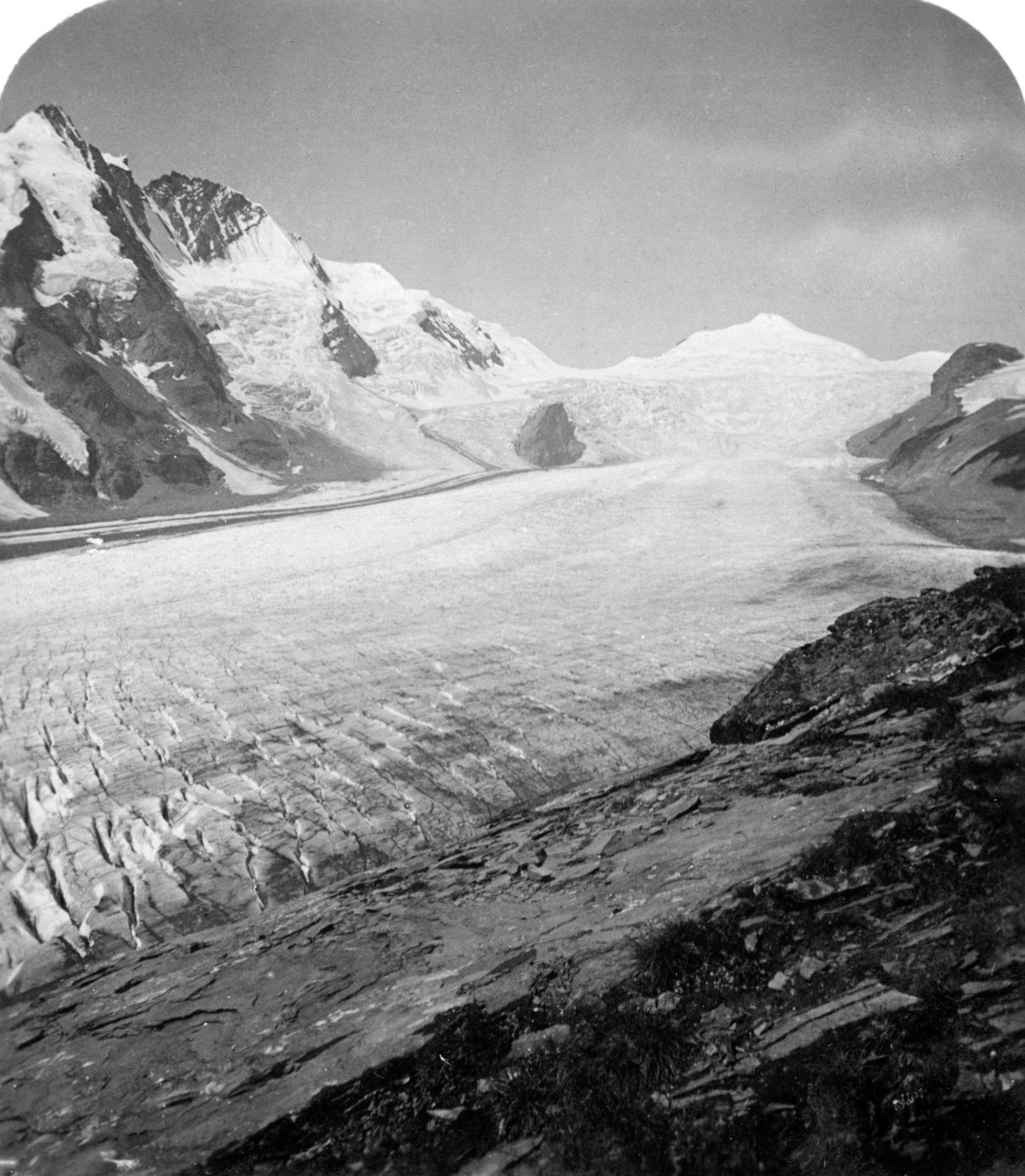 Grossglockner，奥地利，陶恩，1900年代。 作者 沃思和儿子