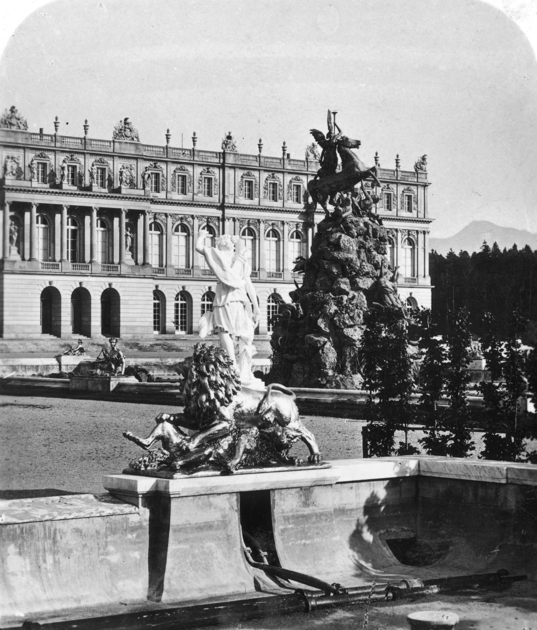 Herrenchiemsee宫，德国巴伐利亚，1900年代。 作者 沃思和儿子