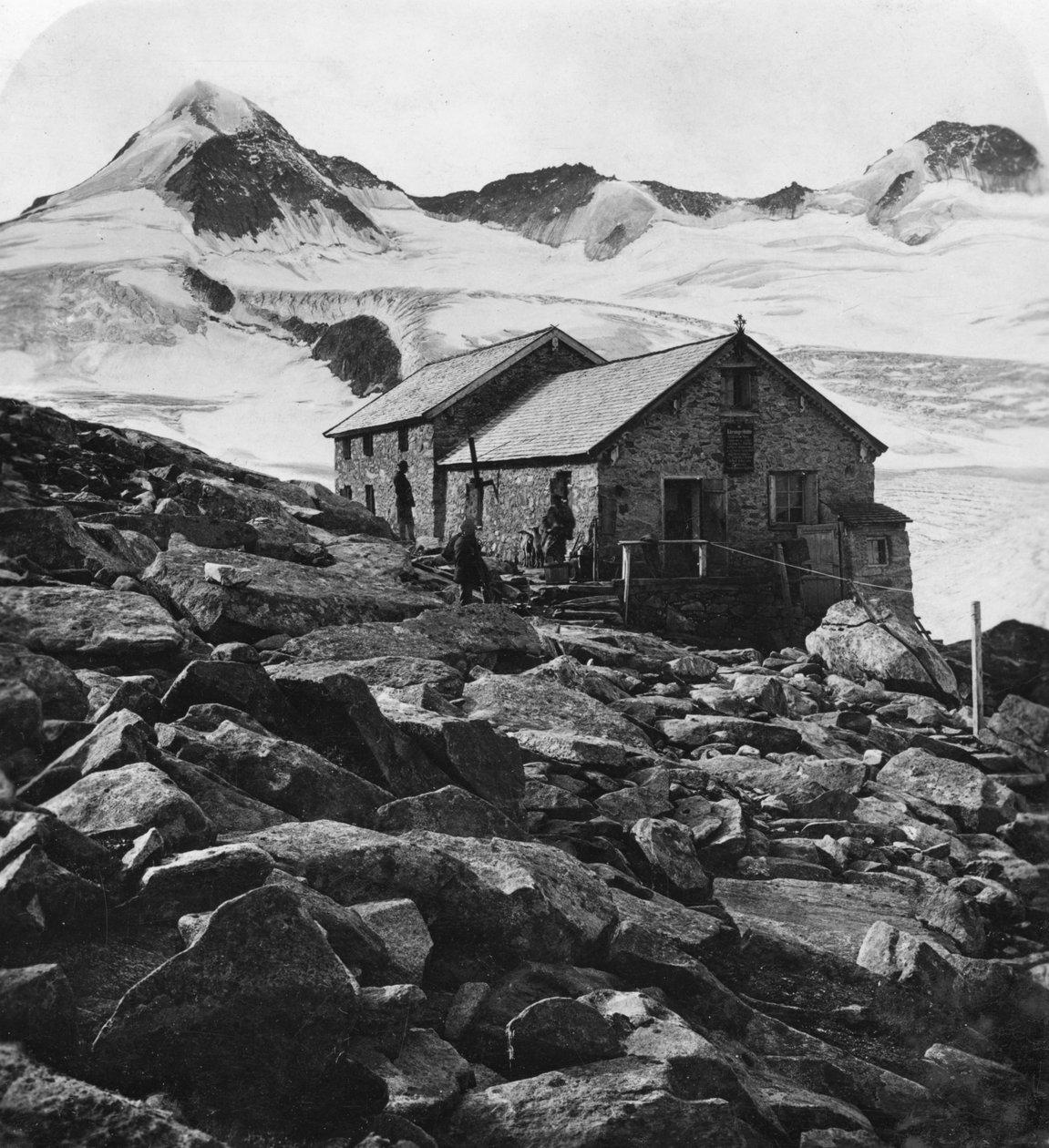 基辛格小屋（Hoss Tauern），奥地利，约1900年左右。 作者 沃思和儿子