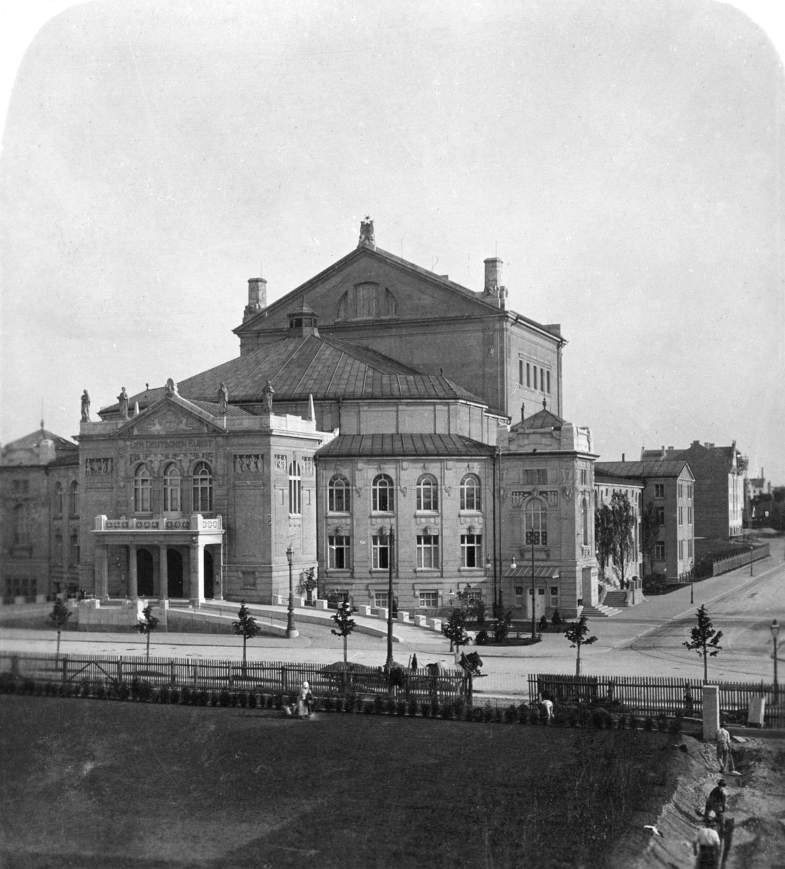 Prinzregenten剧院，慕尼黑，德国，c1900 作者 沃思和儿子