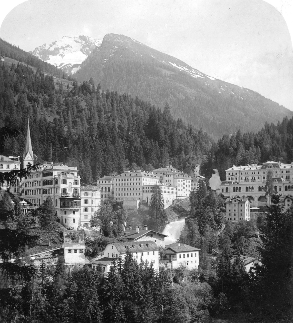 Schwarzenberg，奥地利Badgastein，摄于1900年代。 作者 沃思和儿子