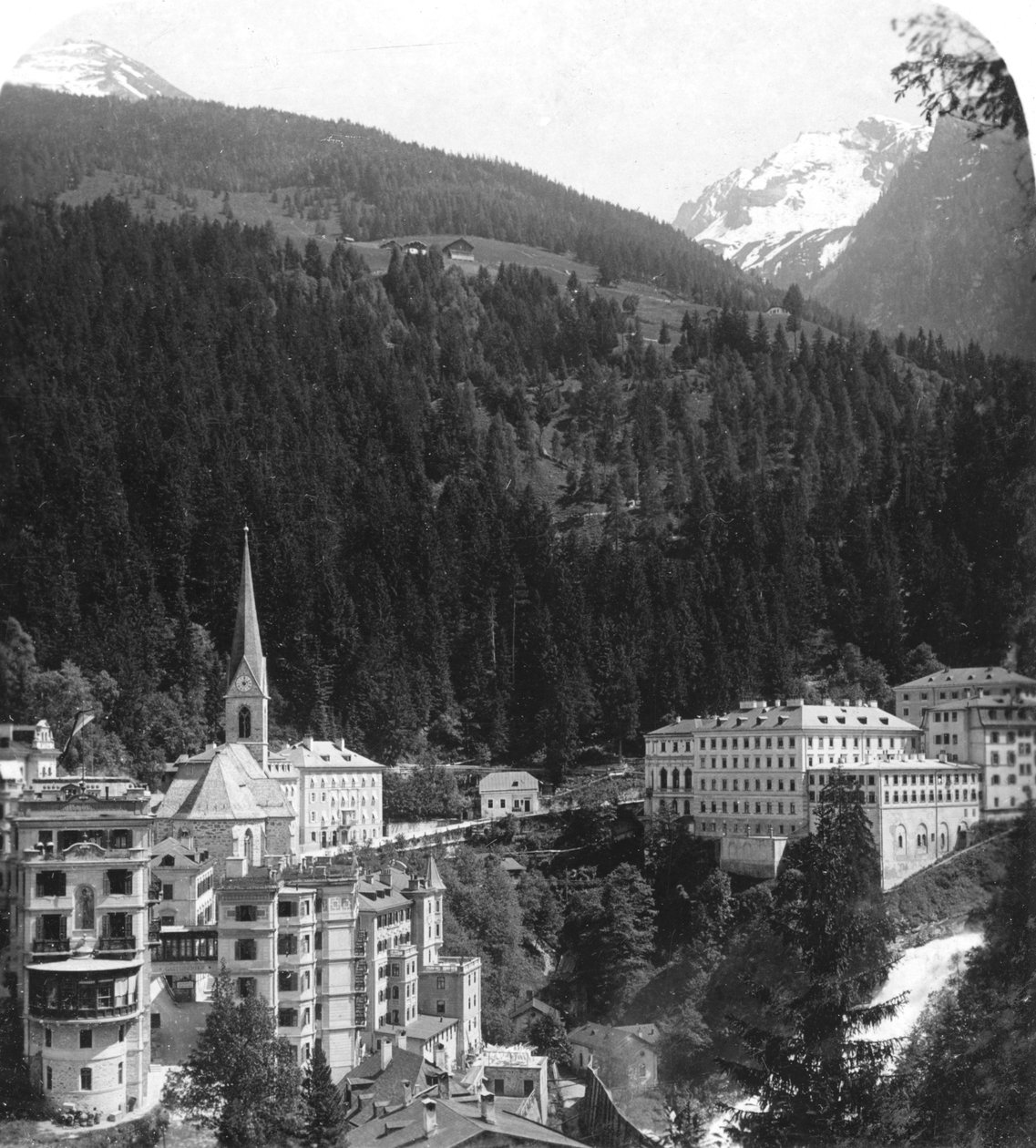 Schwarzenberg，奥地利Badgastein，摄于1900年代。 作者 沃思和儿子