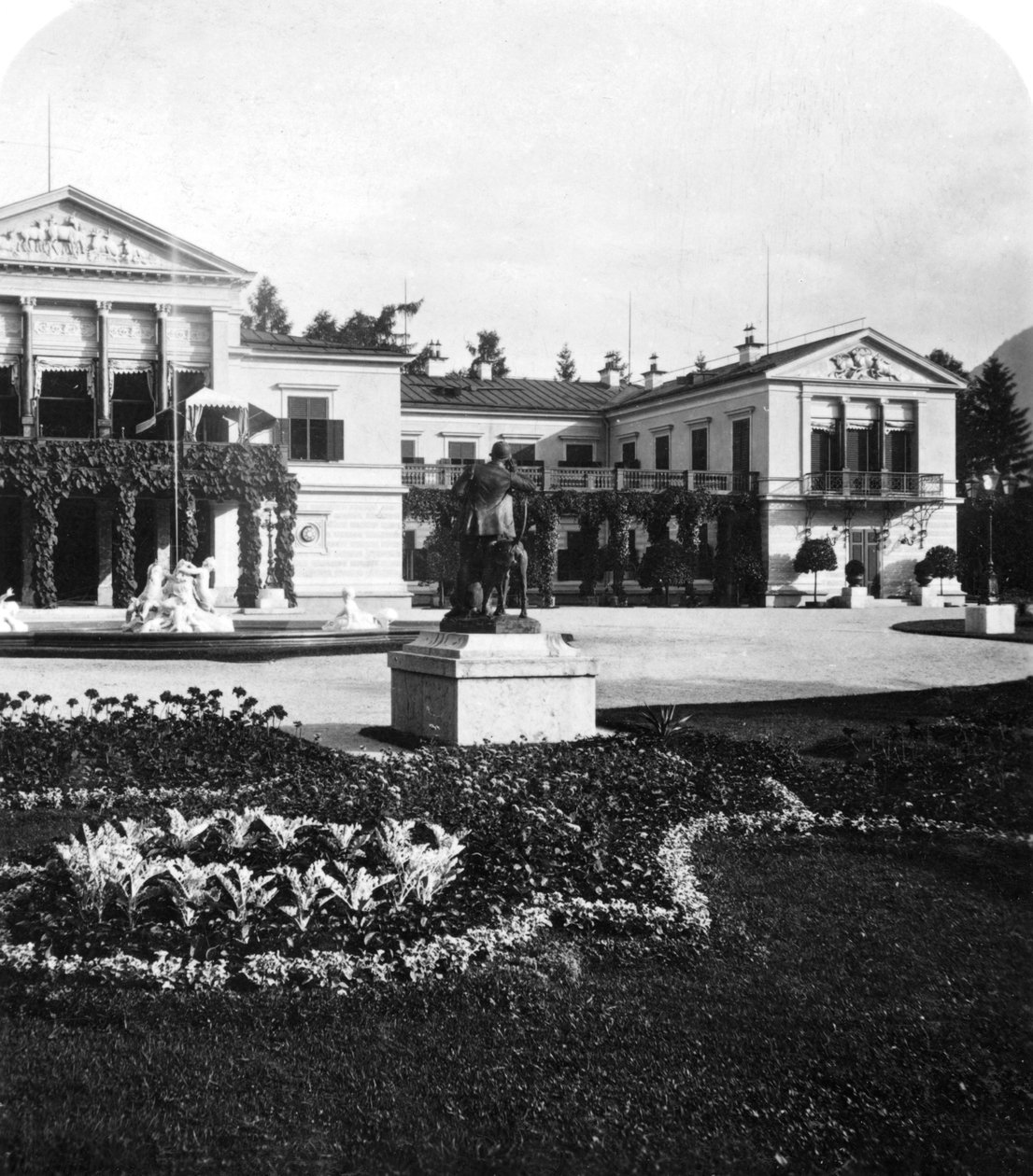 凯撒维拉（Caiservilla），巴德·伊舍（Bad Ischl），萨尔茨卡默古特（Salzkammergut），奥地利，约c1900年代。 作者 沃思和儿子
