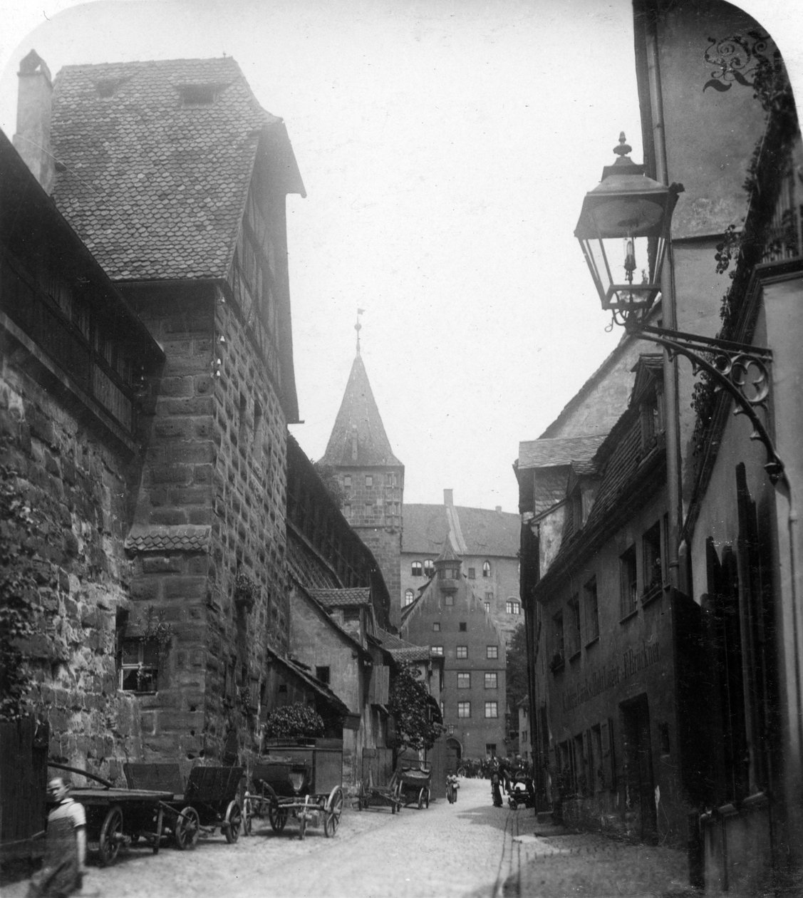 Tiergartnertor，纽伦堡，德国，c1900年代。 作者 沃思和儿子