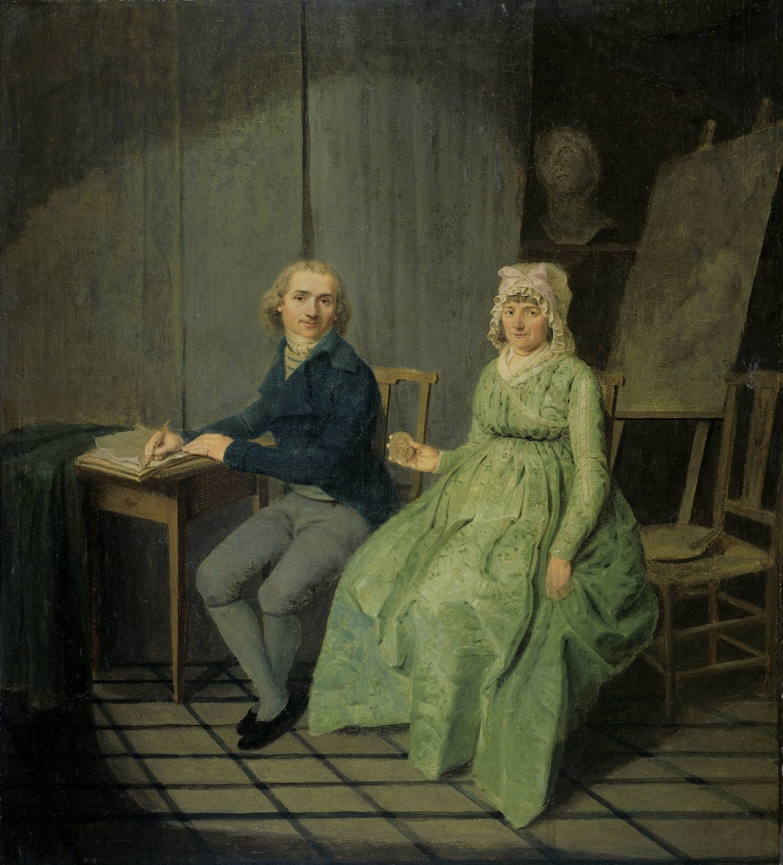 画家和他的妻子 作者 Wybrand Hendriks