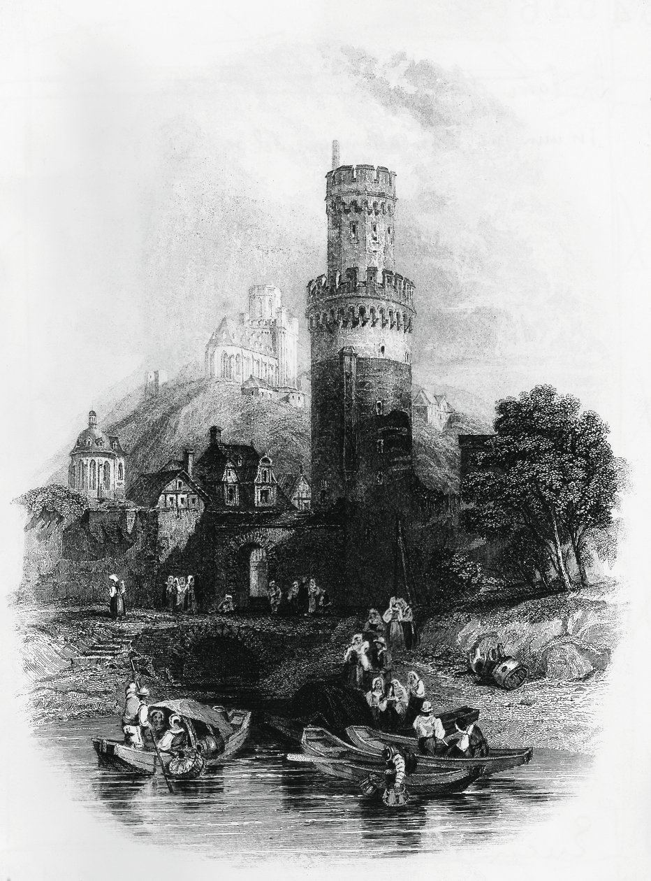 奥斯塔麻风病人插图，Xavier De Maistre（1763-1852）的小说，版画 作者 泽维尔·德·梅斯特