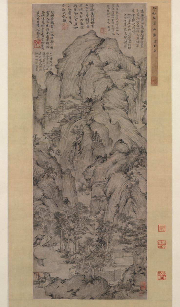 溪流与山脉 作者 徐奔
