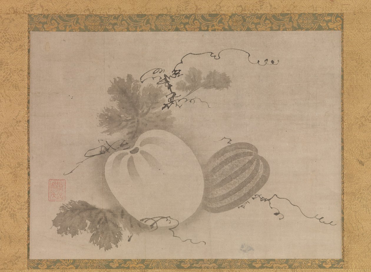 甜瓜，16世纪末。 作者 山田堂