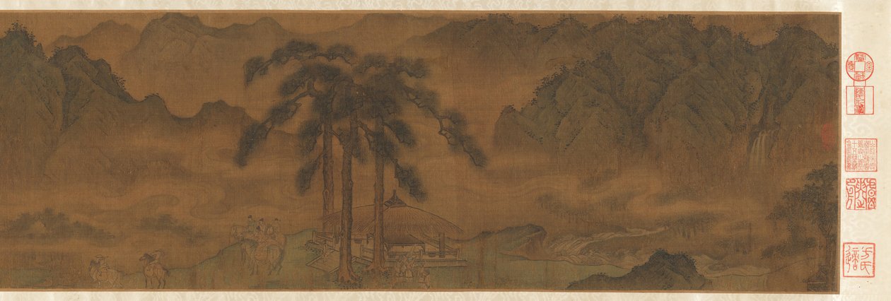 出使金国的外交使团，约1150年代末。 作者 杨邦基