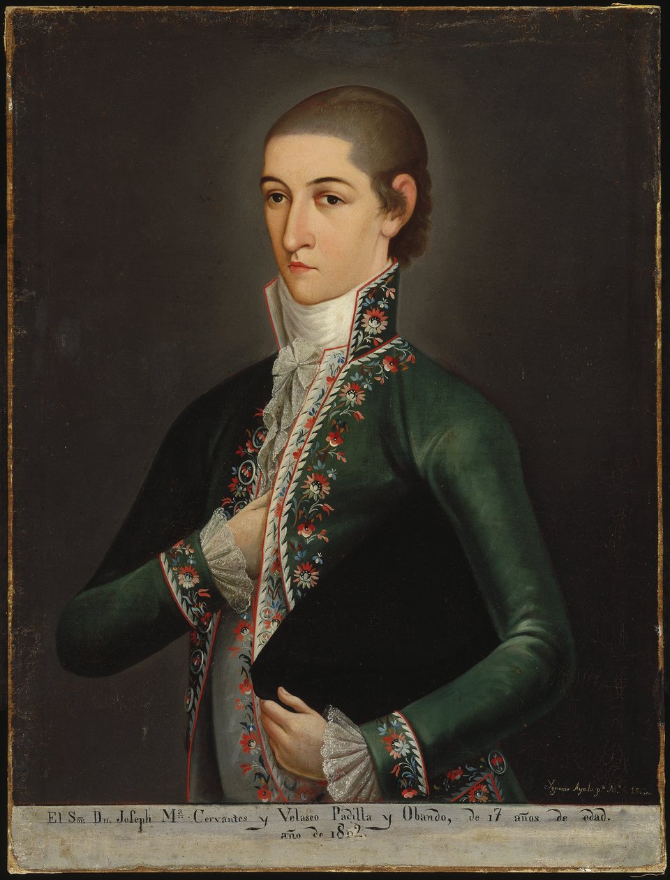 1802年，Don Jose Maria Cervantes和Velasco Padilla和Obando 作者 伊格纳西奥·阿亚拉（Ygnacio Ayala）