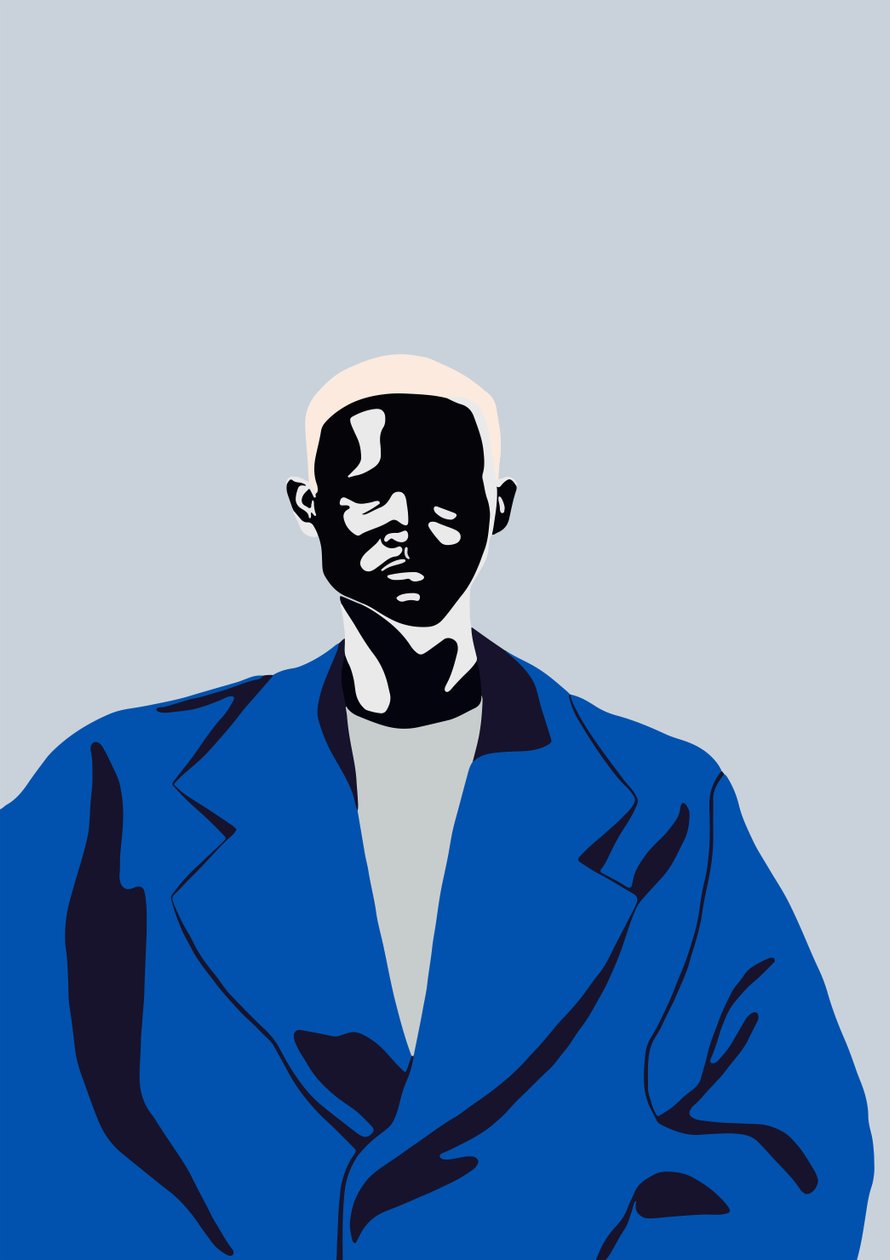 Blue Coat，2016，（数字） 作者 易小晨