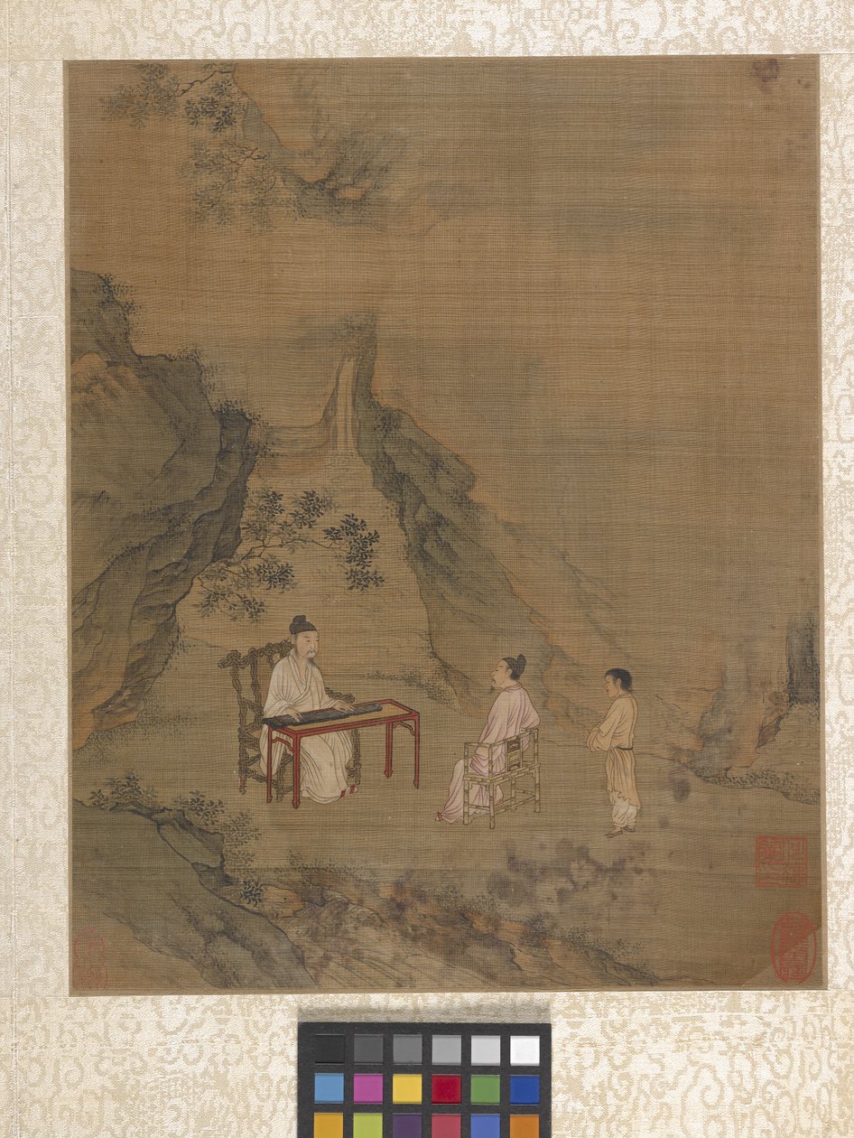 相册花园风景（纸上水墨） 作者 邱莹