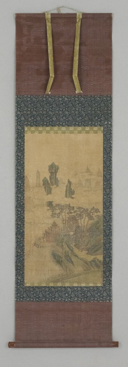 风景（纸上的墨水和颜色） 作者 邱莹