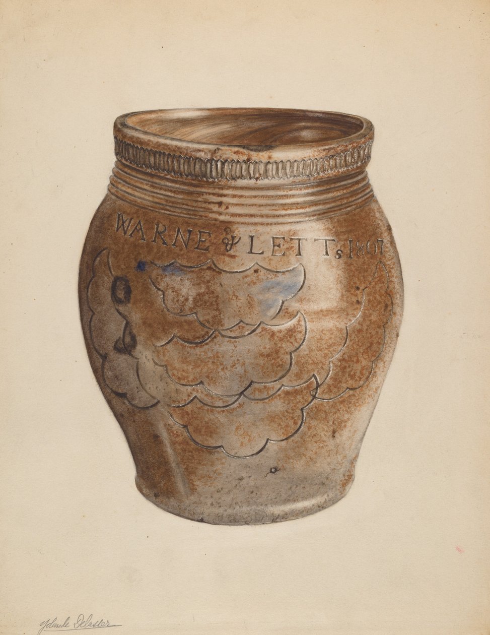 克罗克，约1937年。 作者 约兰德·德拉瑟