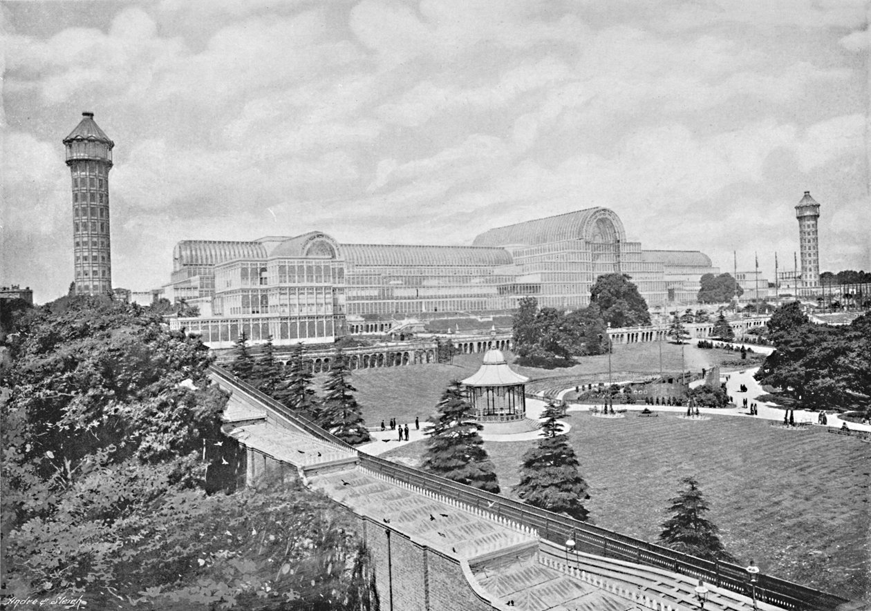 水晶宫，c1896 作者 约克和儿子
