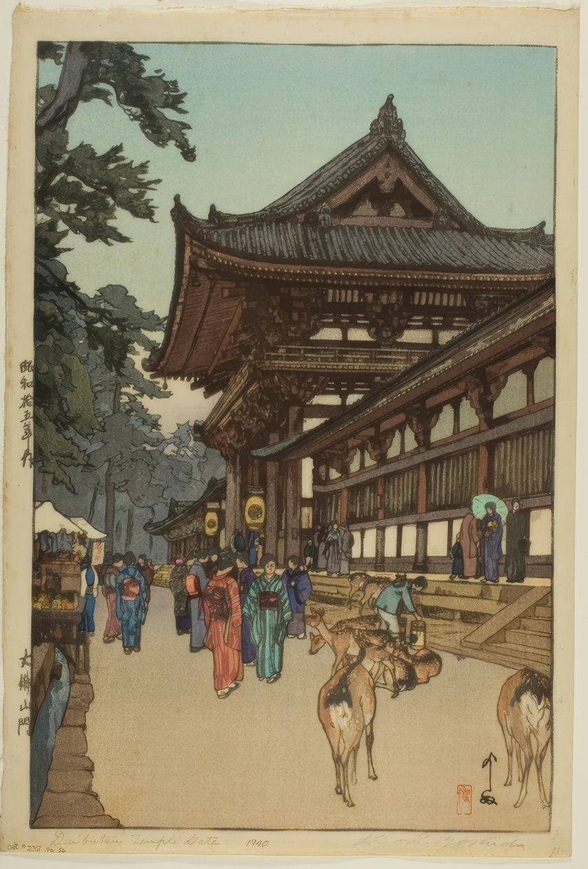 大佛寺门 作者 吉田宏