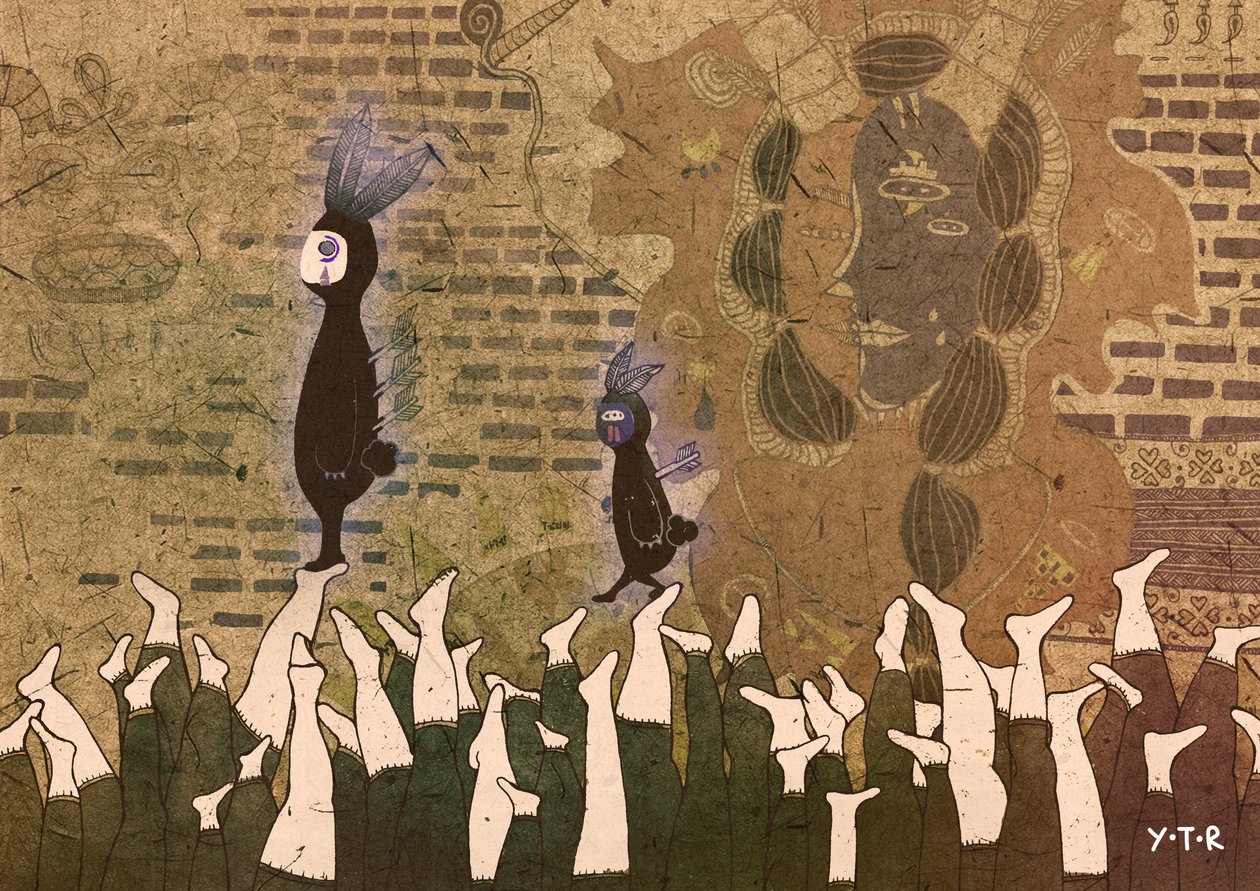 阻止脚步，2012（数字化） 作者 赵悠悠