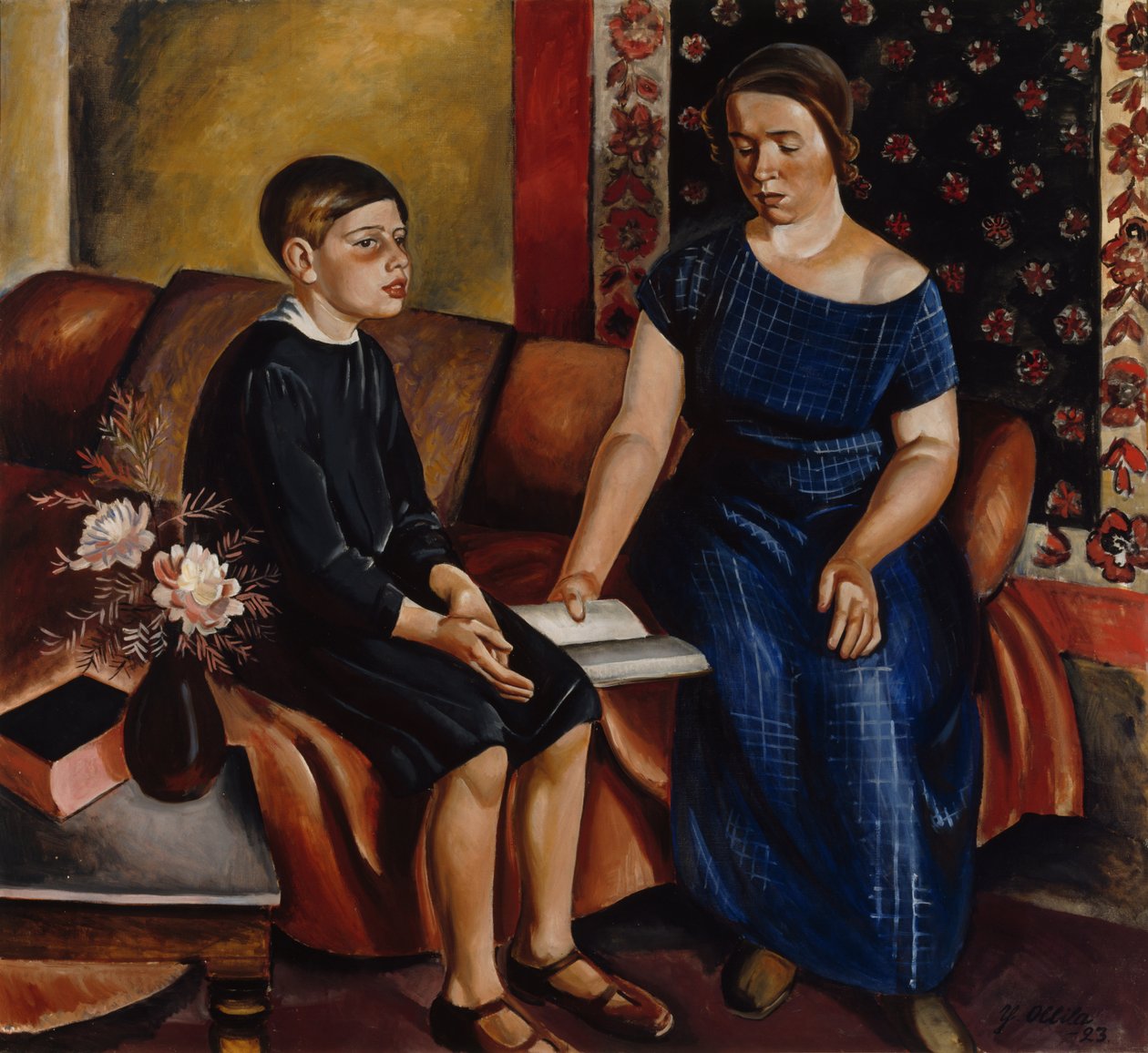 听力作业，1923年。 作者 伊尔·奥利拉（Yrjo Ollila）