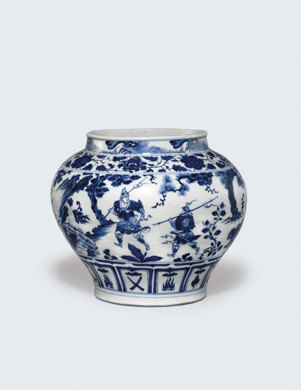 白色和蓝色的关，十四世纪中叶 作者 元代中文学校