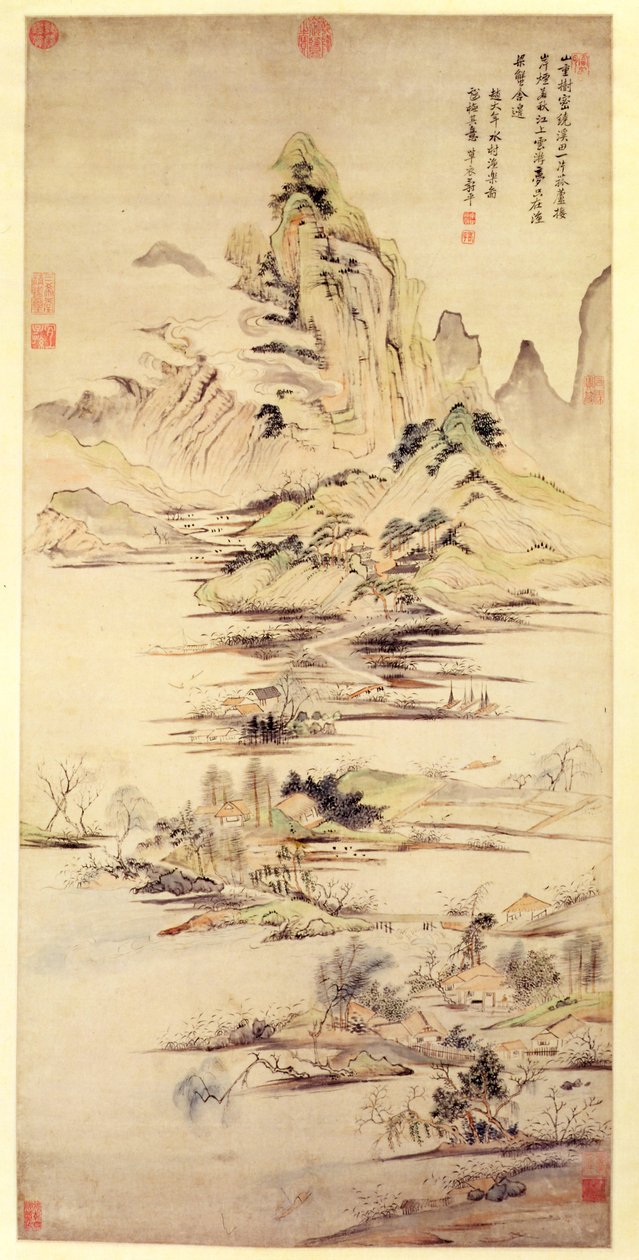 水村渔夫的享受 作者 寿云