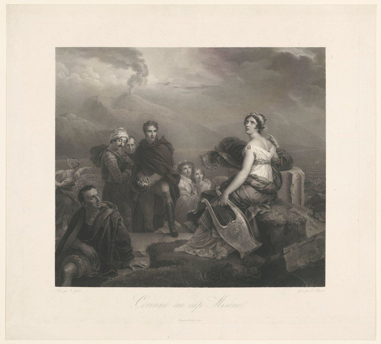 科琳娜与米塞纳尔角的绞盘
Corinne au cap Misènel（标题见实物） 作者 扎切·普雷沃斯特