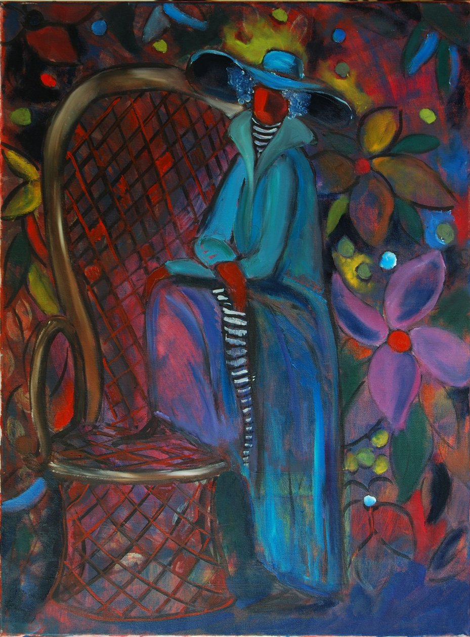 蓝衣女郎，2003年 作者 Zanara Sabina Nedelcheva Williams