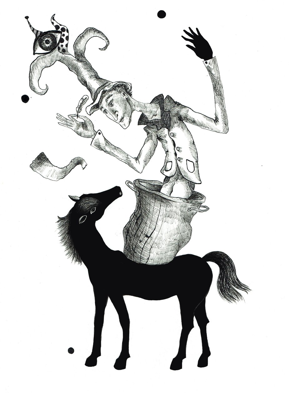 小奇迹 , 2019年 (纸上水墨画) 作者 萨宾娜·内德尔切娃·威廉姆斯 (Zanara)
