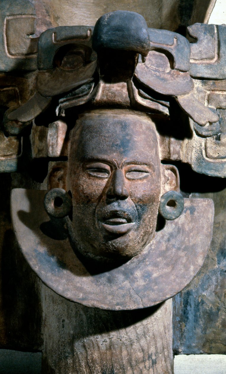 墓地77号，阿尔班山，公元100  -  200年（陶瓷）的丧葬瓮 作者 Zapotec