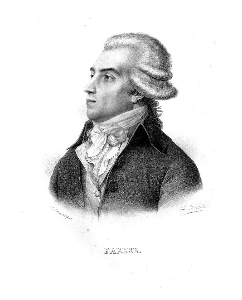 贝特朗·巴瑞（Bertrand Barere），c1820s 作者 Zephirin Felix Jean Marius Belliard