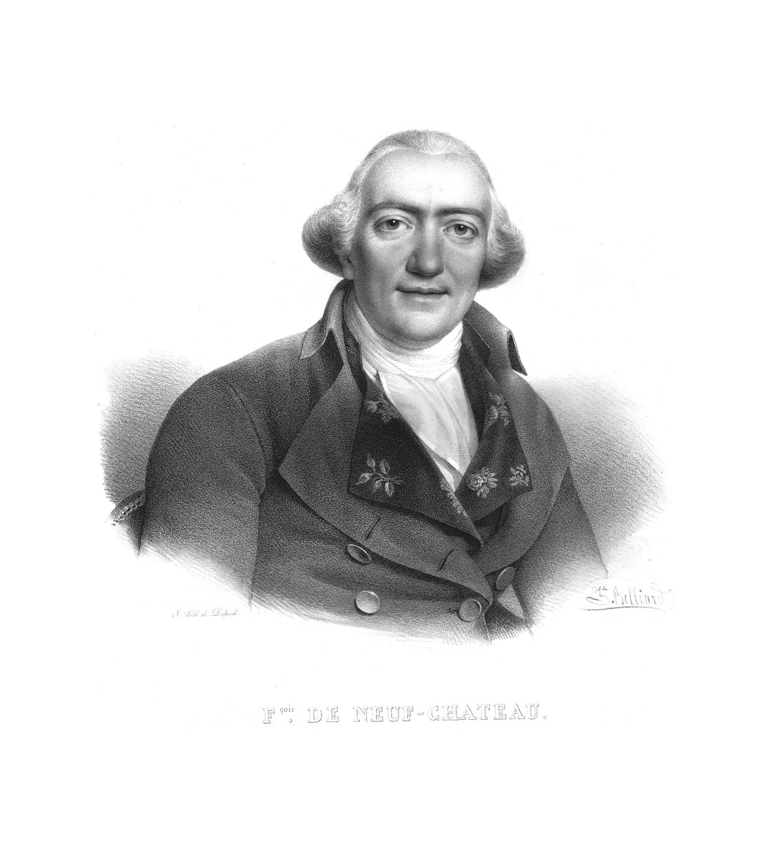 弗朗索瓦·德·诺伊夫·城堡，大约1820年代。 作者 Zephirin Felix Jean Marius Belliard