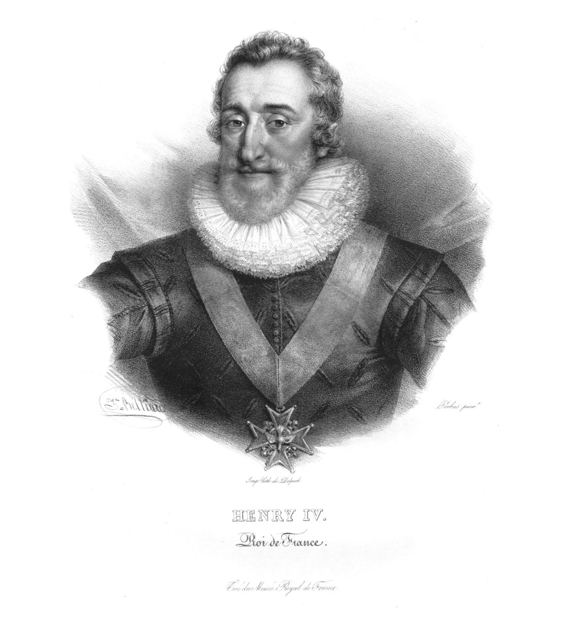 法国亨利四世国王（c1820s） 作者 Zephirin Felix Jean Marius Belliard